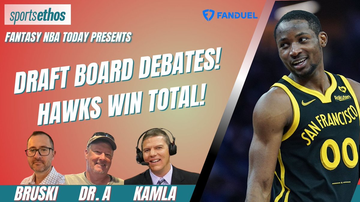 New Fantasy NBA Today! 🔥

<a href="/RickKamlaSports/">Rick Kamla</a> &amp; <a href="/docktora/">Dr. A</a> dive into key player debates &amp; kick off their new Win Totals segment with the Atlanta Hawks!👇

🔗 Apple: apple.co/3CDC9lO
🔗 Spotify: spoti.fi/4i08hjF

Brought to you by @Fanduel 💰

#FantasyBasketball #NBA