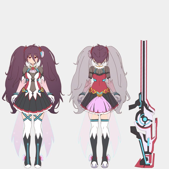 wip 武器のサイズはこんな感じだと思ってる 