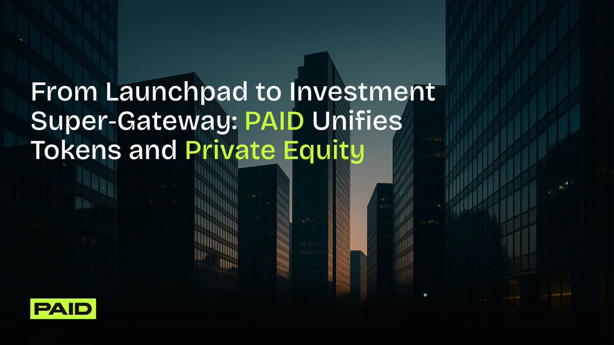 paid_network's tweet image. PAID is proud to announce the launch of equity investments on-chain - giving everyday investors access to the kinds of private market deals once reserved for insiders and elite funds.
🧵👇