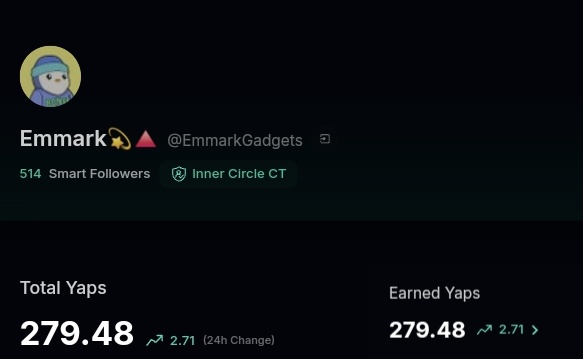 Emmark💫🔺 (@emmarkgadgets) on Twitter photo With all the <a href="/KaitoAI/">Kaito AI 🌊</a> ruckus going on dropping a reminder;
I am Ct smart follower
I have 514 smart followers
I always engage my reply guys because I believe they are the ones that define the "big accounts"🫡 With all the <a href="/KaitoAI/">Kaito AI 🌊</a> ruckus going on dropping a reminder;
I am Ct smart follower
I have 514 smart followers
I always engage my reply guys because I believe they are the ones that define the "big accounts"🫡