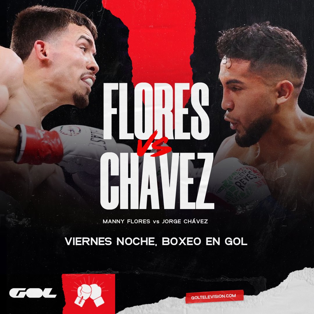 GOL PLAY (@gol) on Twitter photo 🔥 Combate estelar en California
⌚️ 22h
🥊 'Gucci Manny' Flores🆚 'El Niño Dorado' Chávez
🗣️ <a href="/UgarteJaime/">Jaime Ugarte</a>, <a href="/EmilMarquiegui/">Emilio Marquiegui</a> y <a href="/MBerdonce/">Manel Berdonce</a>
#BoxeoEnGol 🔥 Combate estelar en California
⌚️ 22h
🥊 'Gucci Manny' Flores🆚 'El Niño Dorado' Chávez
🗣️ <a href="/UgarteJaime/">Jaime Ugarte</a>, <a href="/EmilMarquiegui/">Emilio Marquiegui</a> y <a href="/MBerdonce/">Manel Berdonce</a>
#BoxeoEnGol