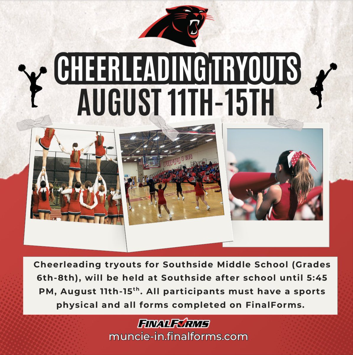 Cheerleading season is fast approaching! We’re beyond excited to welcome our new coaches, Ms. Love and Ms. Watkins! #GoPanthers