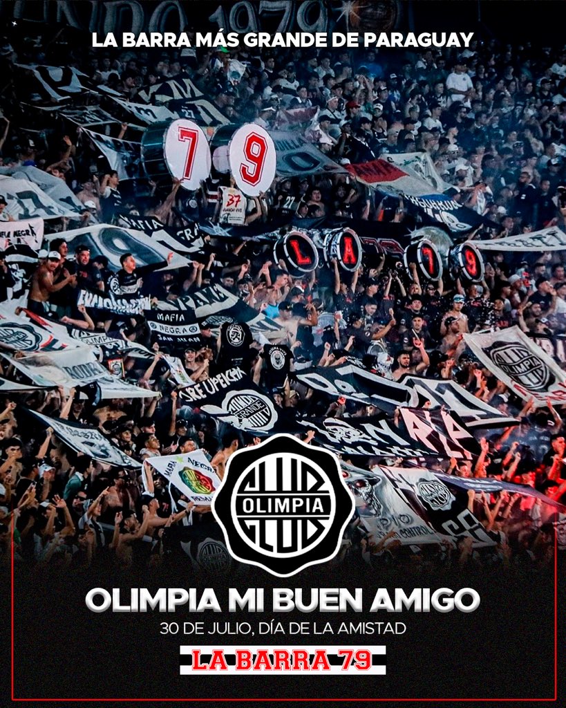 Olimpia mi buen amigo 🎶

La Barra Más Grande De Paraguay 👊

#LaBarra79 #La79