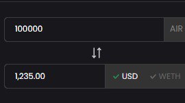 0xCrypto99's tweet photo. @Ethereum_OS holding an airdrop of up to 100K $AIR (Value $1,235) https://t.co/8LQczpshZW
