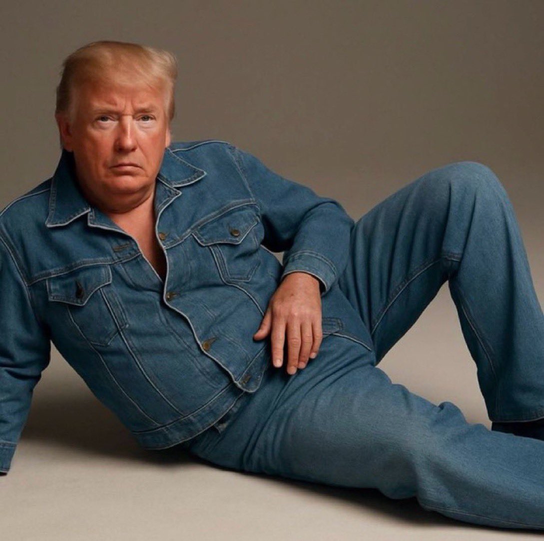 Trump has great jeans.