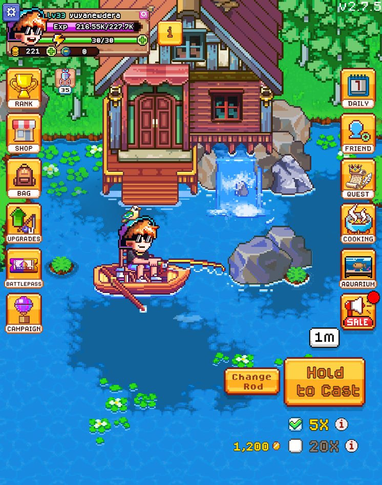 yuyanewdera's tweet photo. The First Cast quest is now completed. I found the mechanics responsive and the art style clean and pleasant.
@YieldGuild @FishingFrenzyCo @gguncharted https://t.co/C1E5LjHVY1