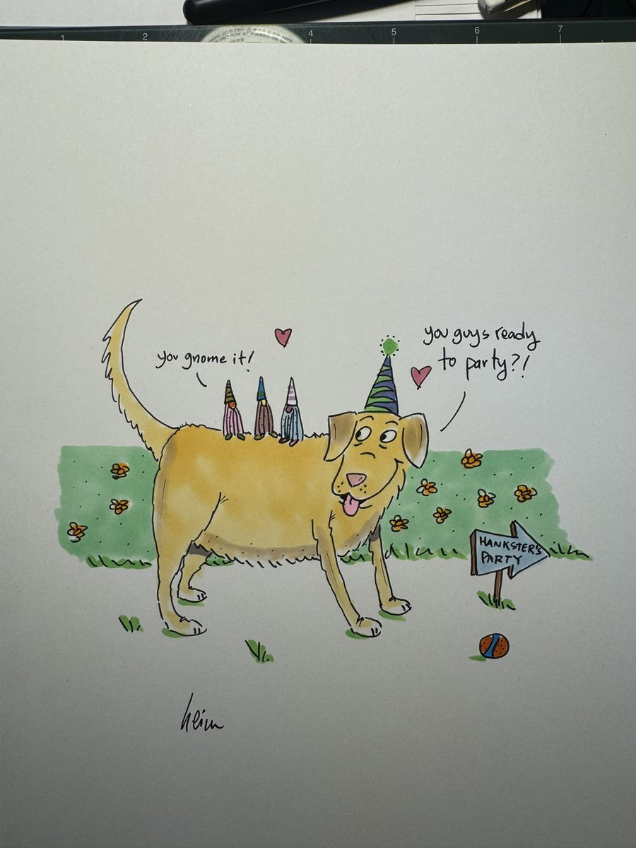 Old dogs, new tricks!

Hankster is 12 next month!
<a href="/KaiaIsland/">Beagles Beau & Sky🐾 & 🌈 😇 IslandKaia🐾</a> commissioned this for the birthday boy!
<a href="/hankster_the/">Hankster The Houndster</a> 

In the mail taday!