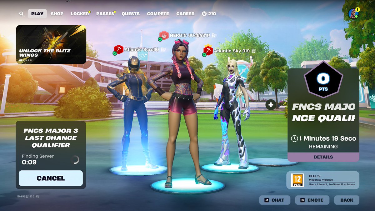 Already sat in a fake queue for 2 min fix your game <a href="/FNCompetitive/">Fortnite Competitive</a>