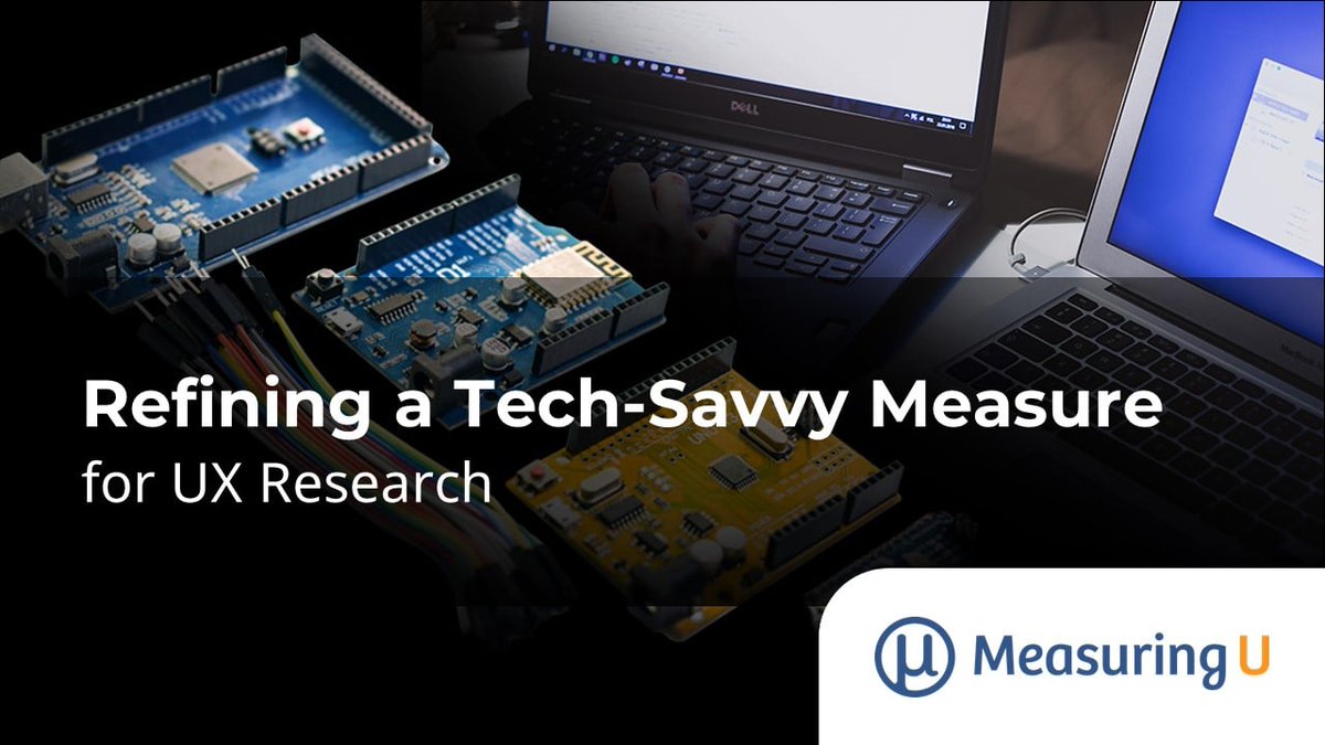 Of three approaches to assessing tech savviness (quizzing what people know, asking what people are comfortable doing, and how they self-assess their tech savviness), which is the most promising? measuringu.com/refining-tech-…