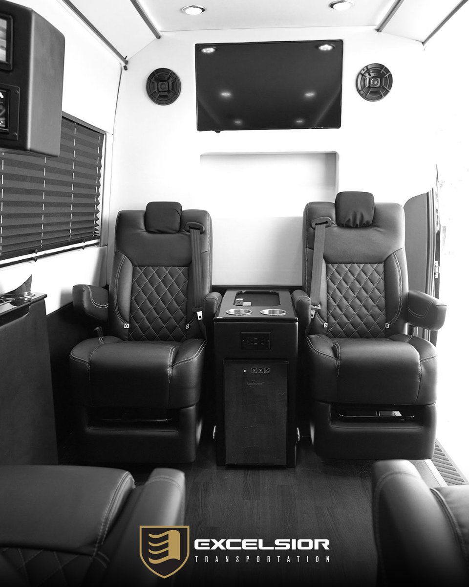 ExcelsiorDriver's tweet image. Got A Big Group? 

Our Luxurious Mercedes Sprinter Vans Are The Right Blend Of Posh And Practical.

Spacious, stylish, and built for comfort—these vans are perfect for group travel without sacrificing class.

Call us at (713) 574-8499 📱 Or visit excelsiorlimo.com 💻