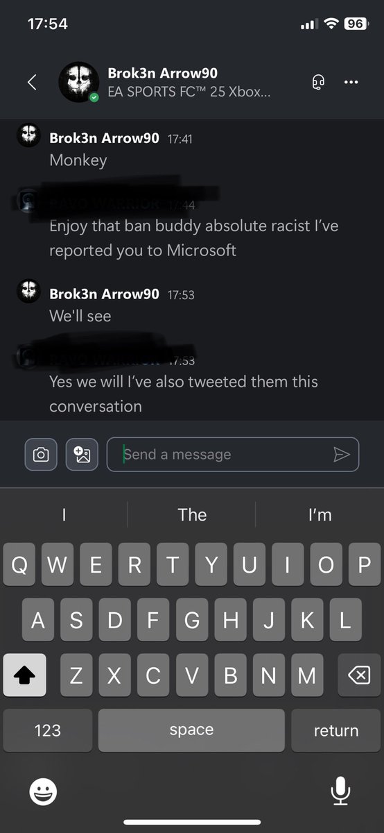 simonfarrar29's tweet photo. @Microsoft @xboxuk is this not a ban he’s only sent me this cause he knows where I’m from https://t.co/UbWLQbMvCl