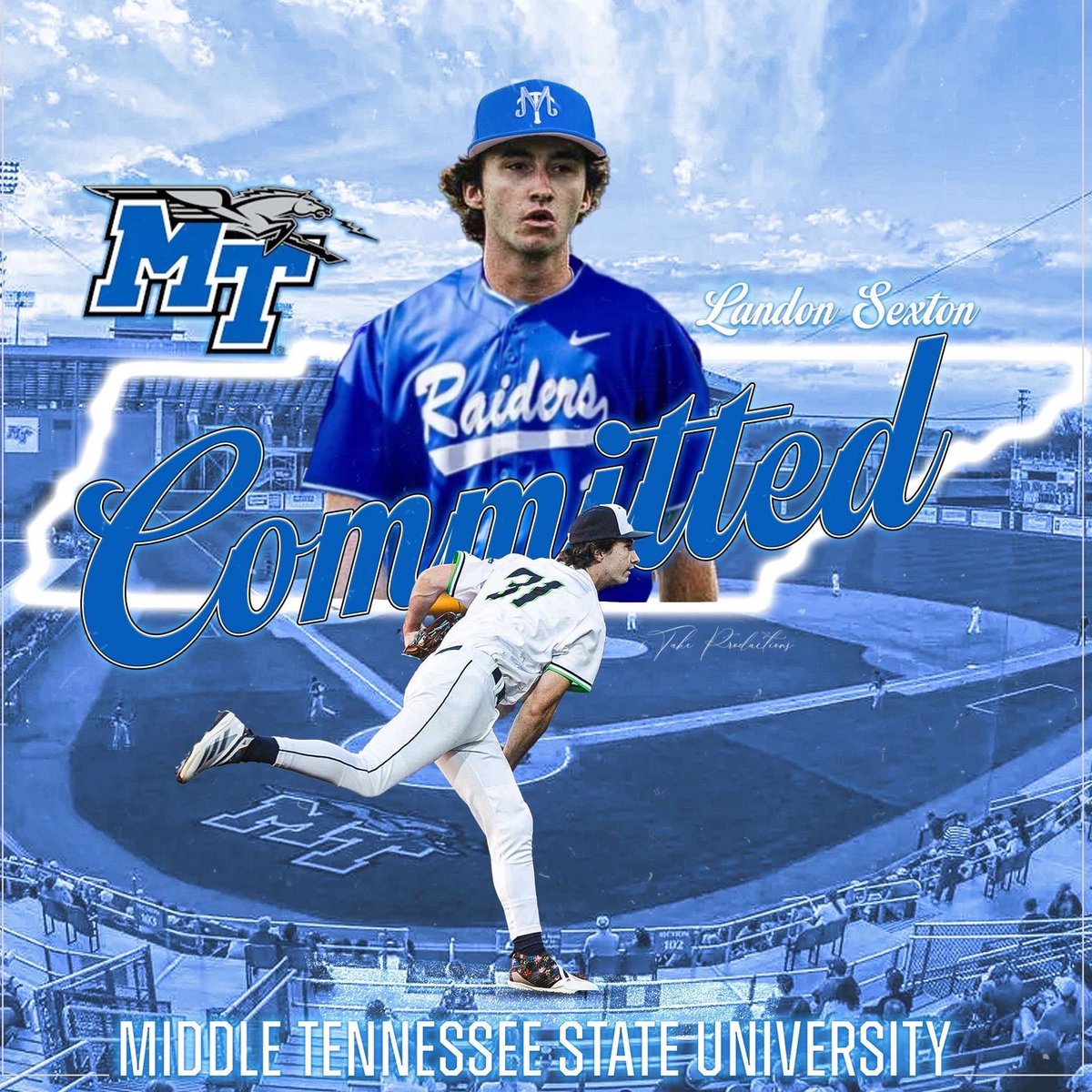 Landon (@landonsexton8) on Twitter photo Blessed and excited to have the opportunity to play my senior season at <a href="/MT_Baseball/">Middle Tennessee Baseball</a>. Thank you to everyone who has helped along the way. Ready to get to work! Blessed and excited to have the opportunity to play my senior season at <a href="/MT_Baseball/">Middle Tennessee Baseball</a>. Thank you to everyone who has helped along the way. Ready to get to work!