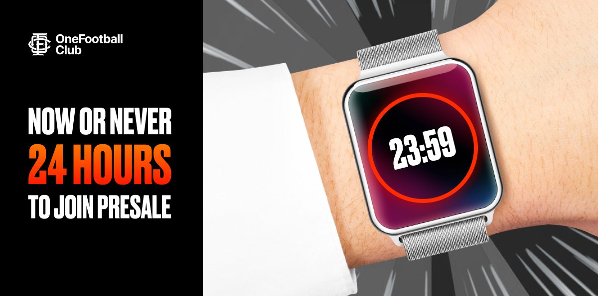 🔴 24 HOURS LEFT 🔴

Be part of the most community-first sale ever.

▫️ Universal onchain fan pass for 3.5B+ fans
▫️ Reaching 200M+ fans/month already today
▫️ $50M FDV - same as all early stakeholders

Join now: 👉 coinlist.co/onefootball 👈

Due Diligence: 🧵