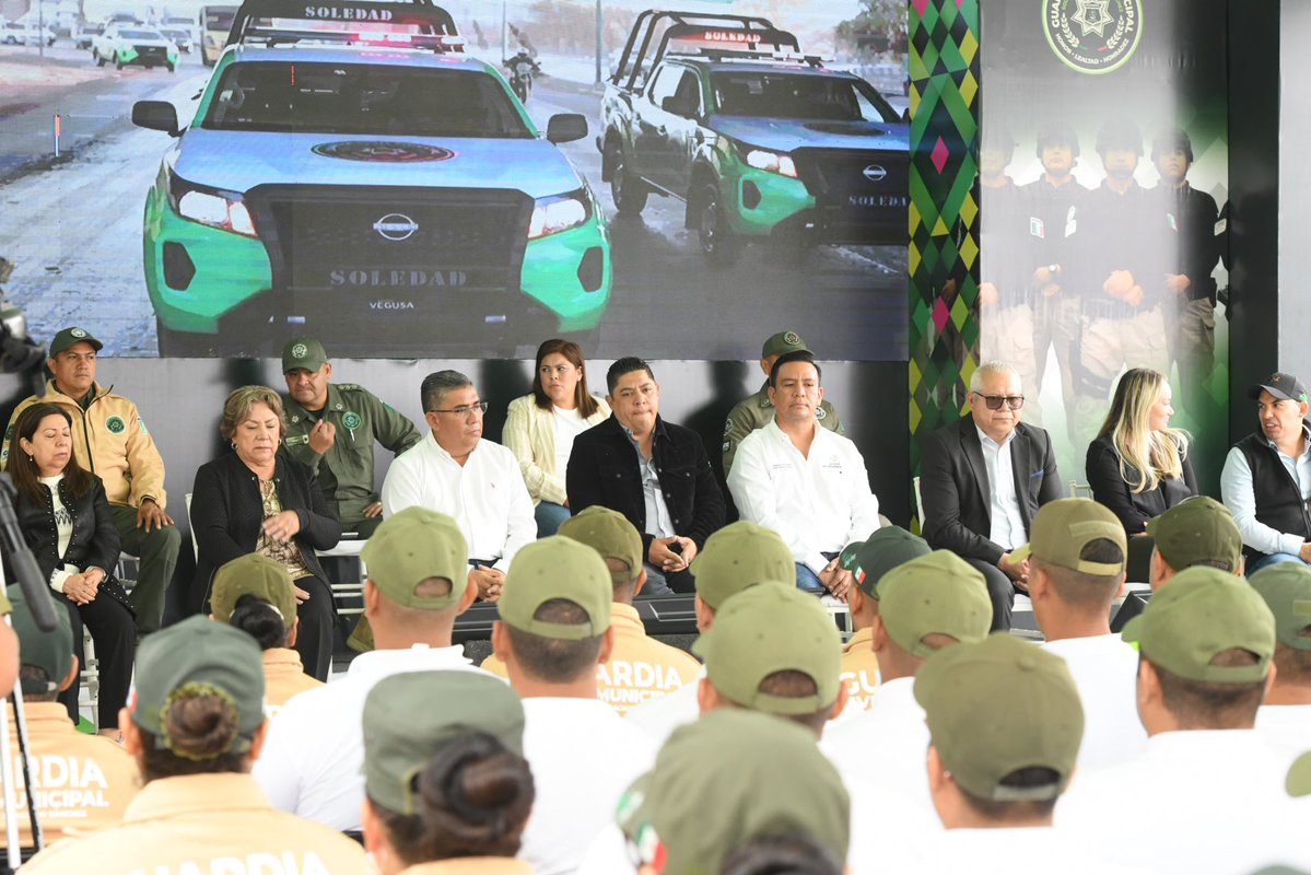 El Ayuntamiento de Soledad de Graciano Sánchez se sumará a la iniciativa histórica presentada por el Gobernador del Estado, <a href="/RGC_Mx/">Ricardo Gallardo Cardona 🇲🇽</a> , que busca crear un sistema de pensiones para las y los policías municipales de los 59 municipios de San Luis Potosí.

#SoledadCercaDeTi