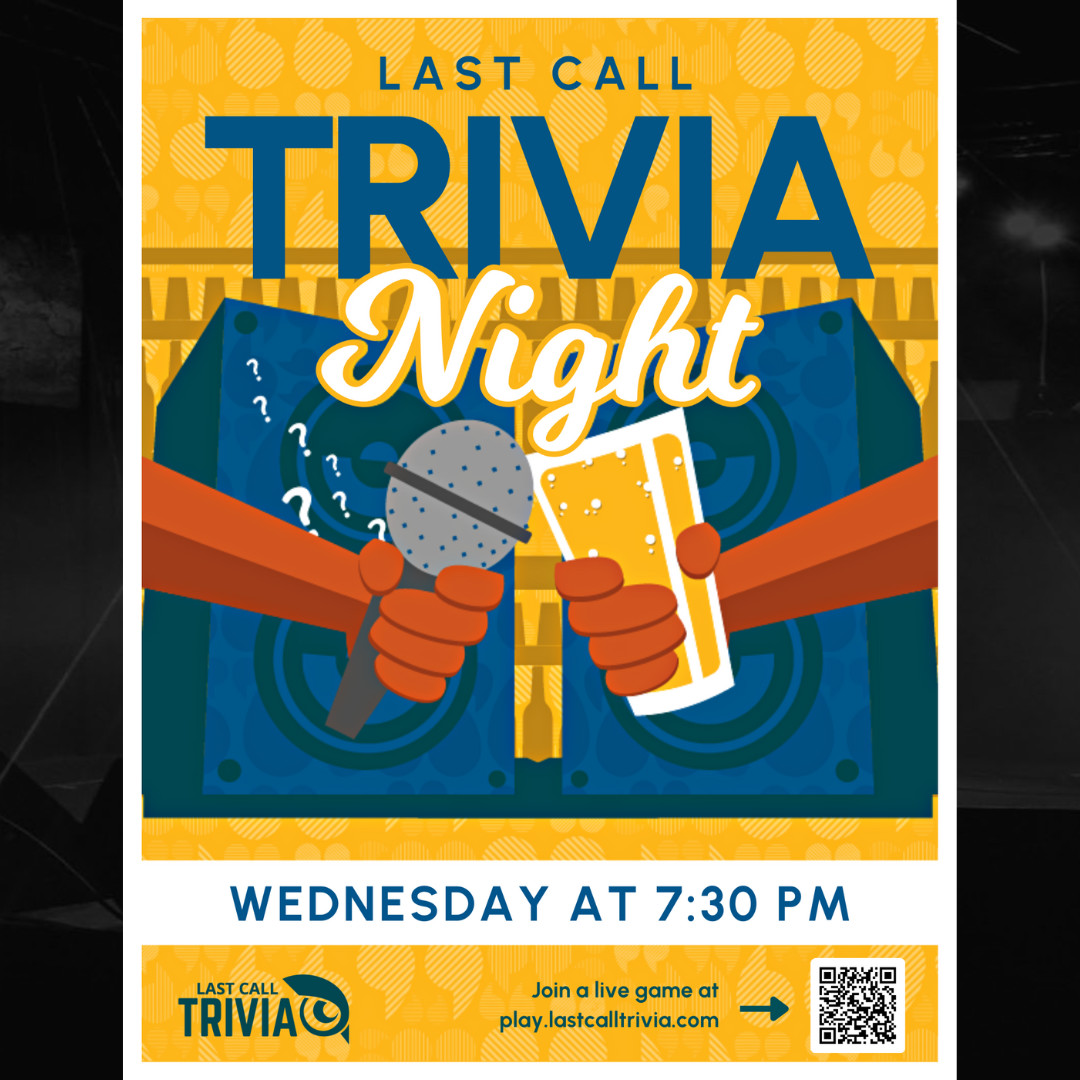 Wednesdays are for expanding your mind 🧠 with trivia! No cover as always. The beer is cold, the questions are hot 🔥 what more could you need?