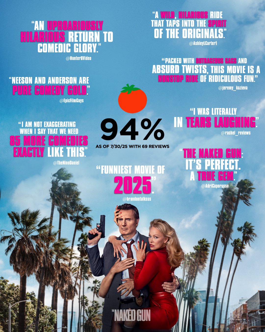 Naked Gun 2025 recensies poster
