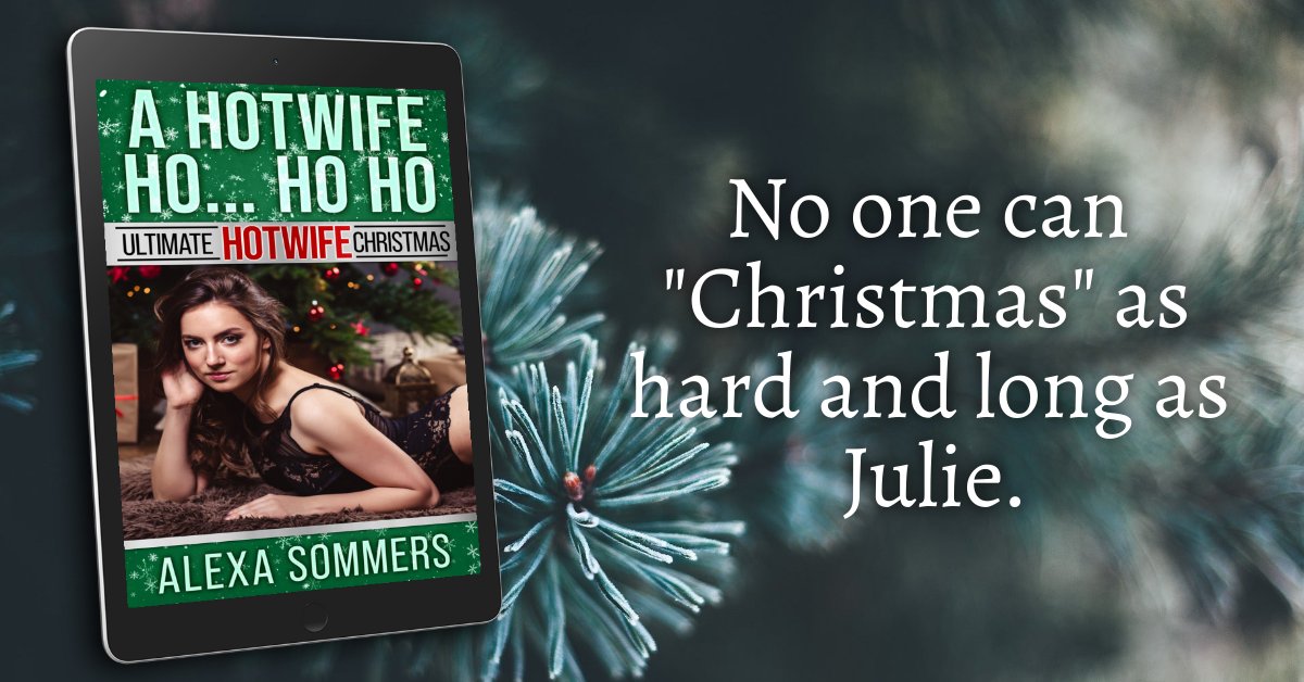 #booktwt #readingcommunity

No one "Christmases" harder than Julie, but sometimes you have to get creative if you want to find your new husband the perfect gift.

geni.us/HotwifeHoHoHo