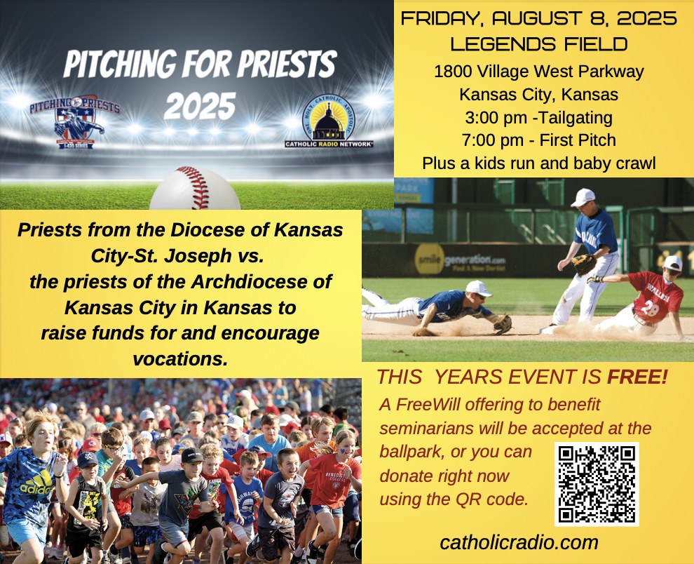 CatholicCharitiesKS (@ccnek) on Twitter photo Join <a href="/CCNEK/">CatholicCharitiesKS</a> & <a href="/archkck/">Archdiocese KC in KS</a> as our clergy take on the Diocese of Kansas City-St. Joseph in their annual slow-pitch softball game! This year Archbishop McKnight is PLAYING! This is a FREE event held at the <a href="/kscitymonarchs/">Kansas City Monarchs</a> Stadium on 8/8. We hope to see you there! Join <a href="/CCNEK/">CatholicCharitiesKS</a> & <a href="/archkck/">Archdiocese KC in KS</a> as our clergy take on the Diocese of Kansas City-St. Joseph in their annual slow-pitch softball game! This year Archbishop McKnight is PLAYING! This is a FREE event held at the <a href="/kscitymonarchs/">Kansas City Monarchs</a> Stadium on 8/8. We hope to see you there!