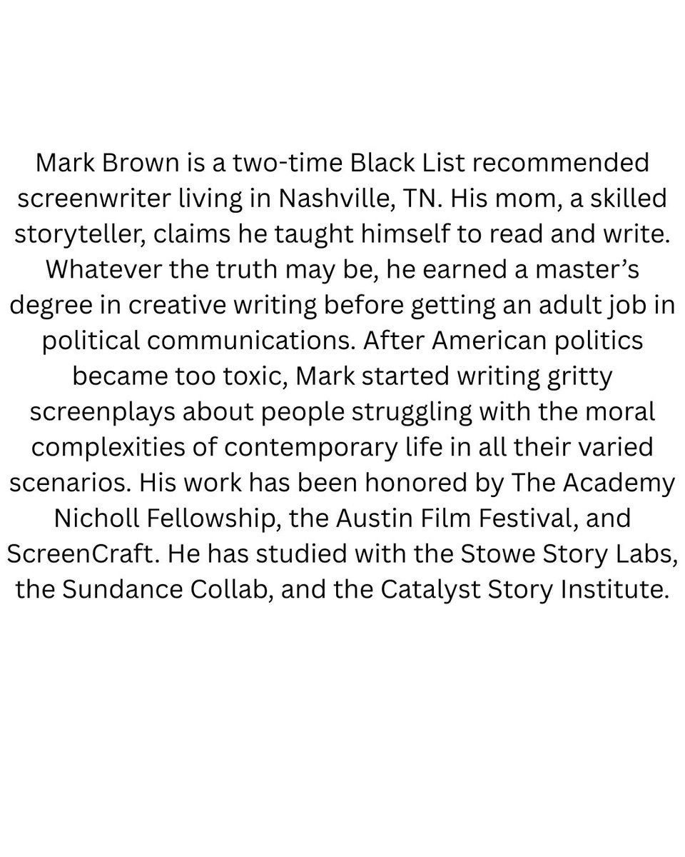 Working on a new #screenwriter bio for some marketing. #screenwriters #screenwriting #writingcommunity #screenwritingtwitter