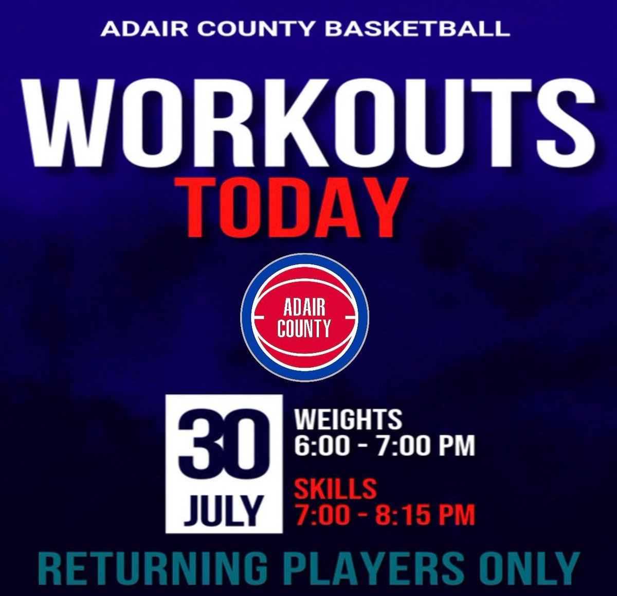 Adair County BBall (@adaircobball) on Twitter photo ๐๐๐ ๐๐๐ผ๐๐๐ ๐๐๐ผ๐๐๐ ๐๐๐! ๐โฌ๏ธ
๐ผ๐๐ ๐๐๐๐๐๐๐๐๐ ๐๐๐ผ๐๐๐๐: ๐๐๐๐๐๐๐ ๐๐๐๐ ๐ช๐ผ
โข ๐๐๐๐๐๐๐ (6:00-7:00๐๐) โฐ
โข ๐๐๐๐๐๐ (7:00-8:15๐๐) โฐ
**๐ผ๐๐๐๐๐ ๐๐ ๐๐๐๐๐๐ ๐๐๐๐ ๐ผ๐พ๐พ๐๐๐ฟ๐๐๐๐๐** ๐๐๐ ๐๐๐ผ๐๐๐ ๐๐๐ผ๐๐๐ ๐๐๐! ๐โฌ๏ธ
๐ผ๐๐ ๐๐๐๐๐๐๐๐๐ ๐๐๐ผ๐๐๐๐: ๐๐๐๐๐๐๐ ๐๐๐๐ ๐ช๐ผ
โข ๐๐๐๐๐๐๐ (6:00-7:00๐๐) โฐ
โข ๐๐๐๐๐๐ (7:00-8:15๐๐) โฐ
**๐ผ๐๐๐๐๐ ๐๐ ๐๐๐๐๐๐ ๐๐๐๐ ๐ผ๐พ๐พ๐๐๐ฟ๐๐๐๐๐**