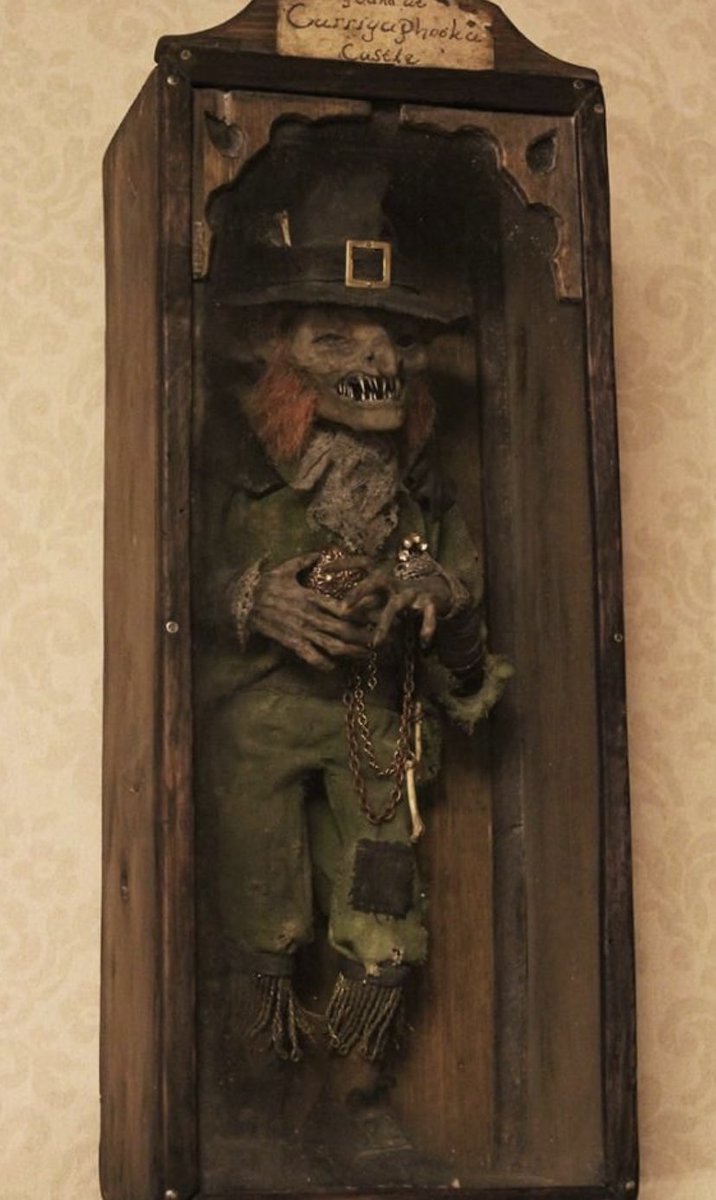 Leprechauns only exist in fairy tales.

A 35cm tall figure modeled after the remains of a Leprechaun found at Carrigaphooca Castle in Ireland.
x.com/HomerosHayyam4…