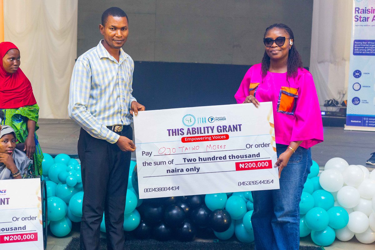 To our sponsors: thank you for believing in ability beyond barriers.

To our grantees: keep building, keep shining- the world is watching. 🎉🤗