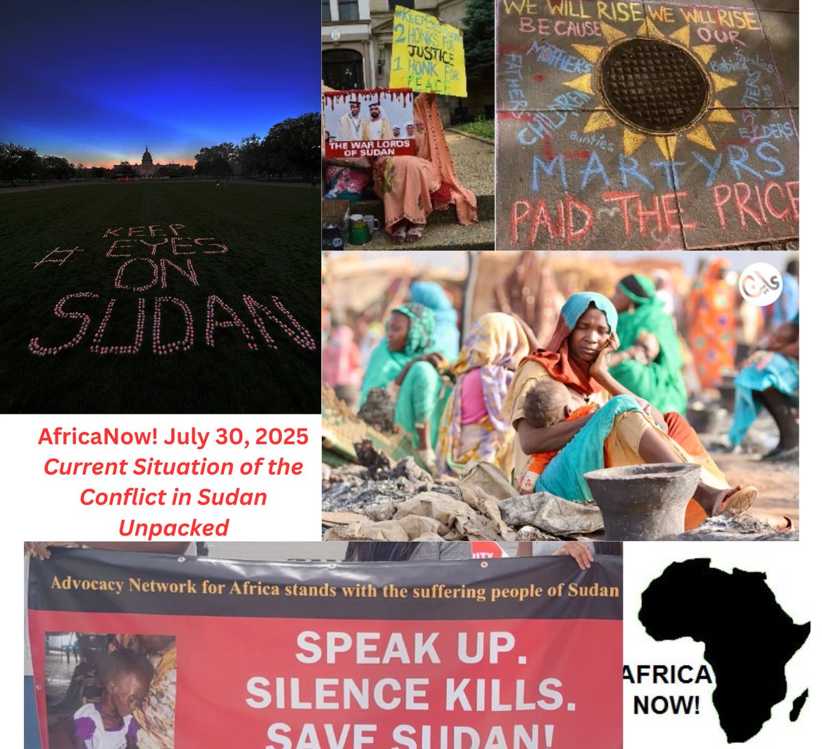 NOW 1-2 (US EDT) <a href="/AfricaNowOnline/">AfricaNow! Online</a> <a href="/WPFWDC/">WPFW89.3</a>
wpfwfm.org Current Situation of the Conflict in #Sudan Unpacked w Mosaab Baba, of <a href="/AyinSudan/">Ayin Network - شبكة عاين</a>--the conflict in its current state; the internal &amp; external players; regional dynamics; &amp; scheduled peace talks in the U.S. today.