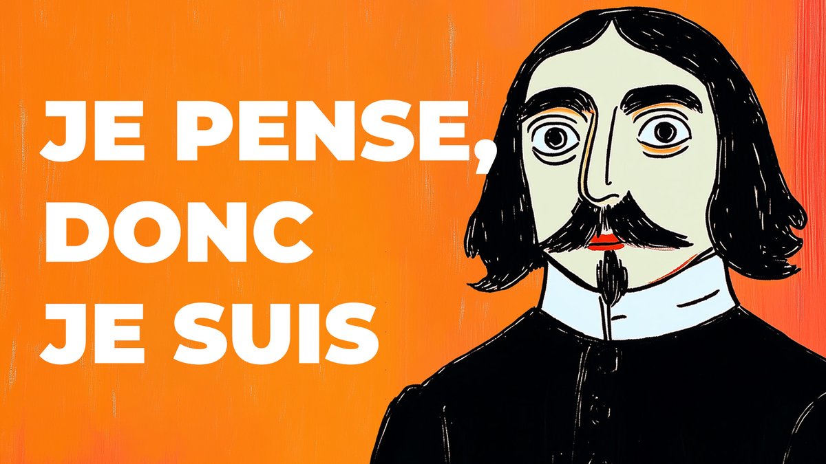 Nouvelle vidéo ! 🎉

Le Cogito, expliqué simplement.

"Je pense, donc je suis" est probablement la citation la plus célèbre de l'histoire de la philosophie. Pourquoi ? 

→ youtu.be/snfogdggw4w