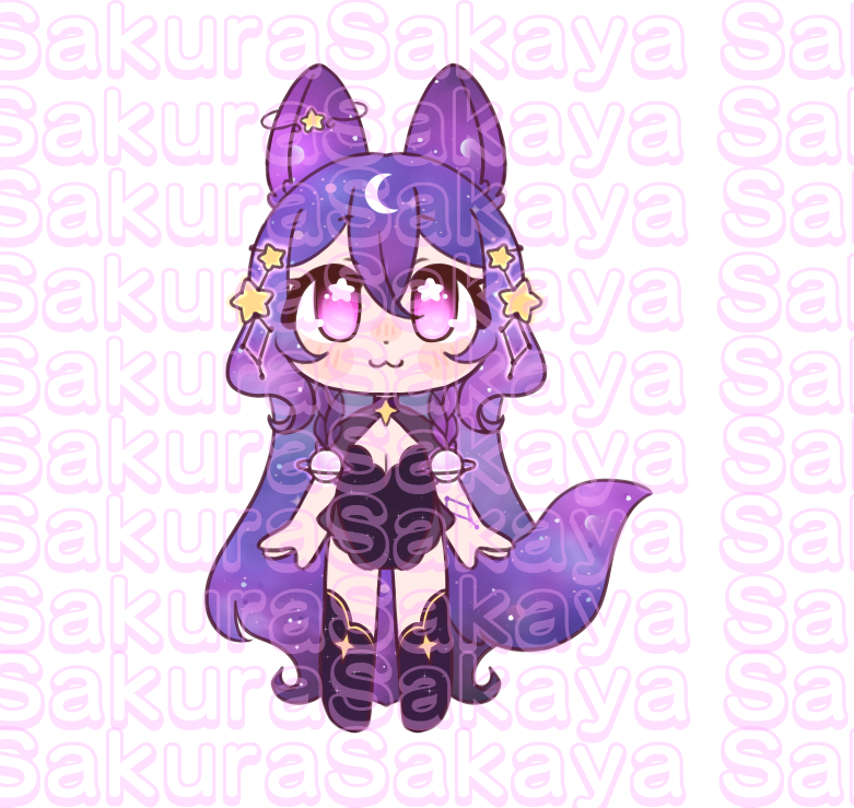 SakuraSakaya's tweet photo. Looking to trade/sell these 2 adoptables 
leopard is worth 50$ but bought for 35$ and galaxy fox is worth 30 and bought for 30$. looking to get same value back in art of my new oc! https://t.co/0m1OhBb3Bi