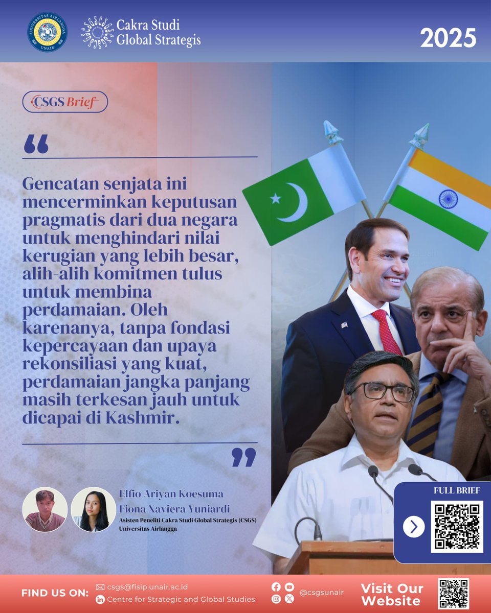 csgsunair's tweet image. Read the full article here: hi.fisip.unair.ac.id/csgs-brief-23_…

#CSGS #CSGSBrief #India #Pakistan