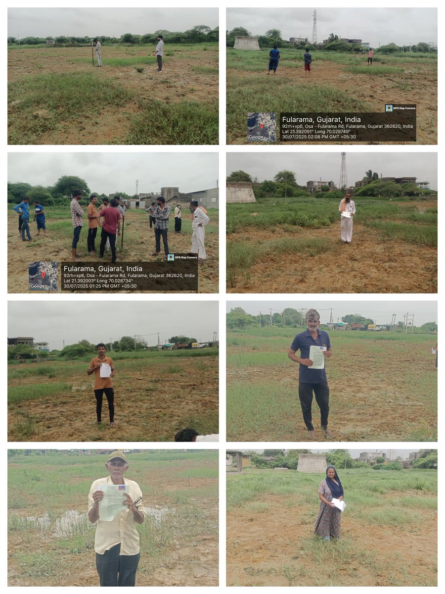 આજરોજ ફુલરામા ગામે પ્રધાનમંત્રી આવાસ યોજનાના પ્લોટવિહોણા લાભાર્થીઓને  સનદ,હુકમ તથા પ્લોટનો કબ્જો સોંપવામાં આવ્યો.