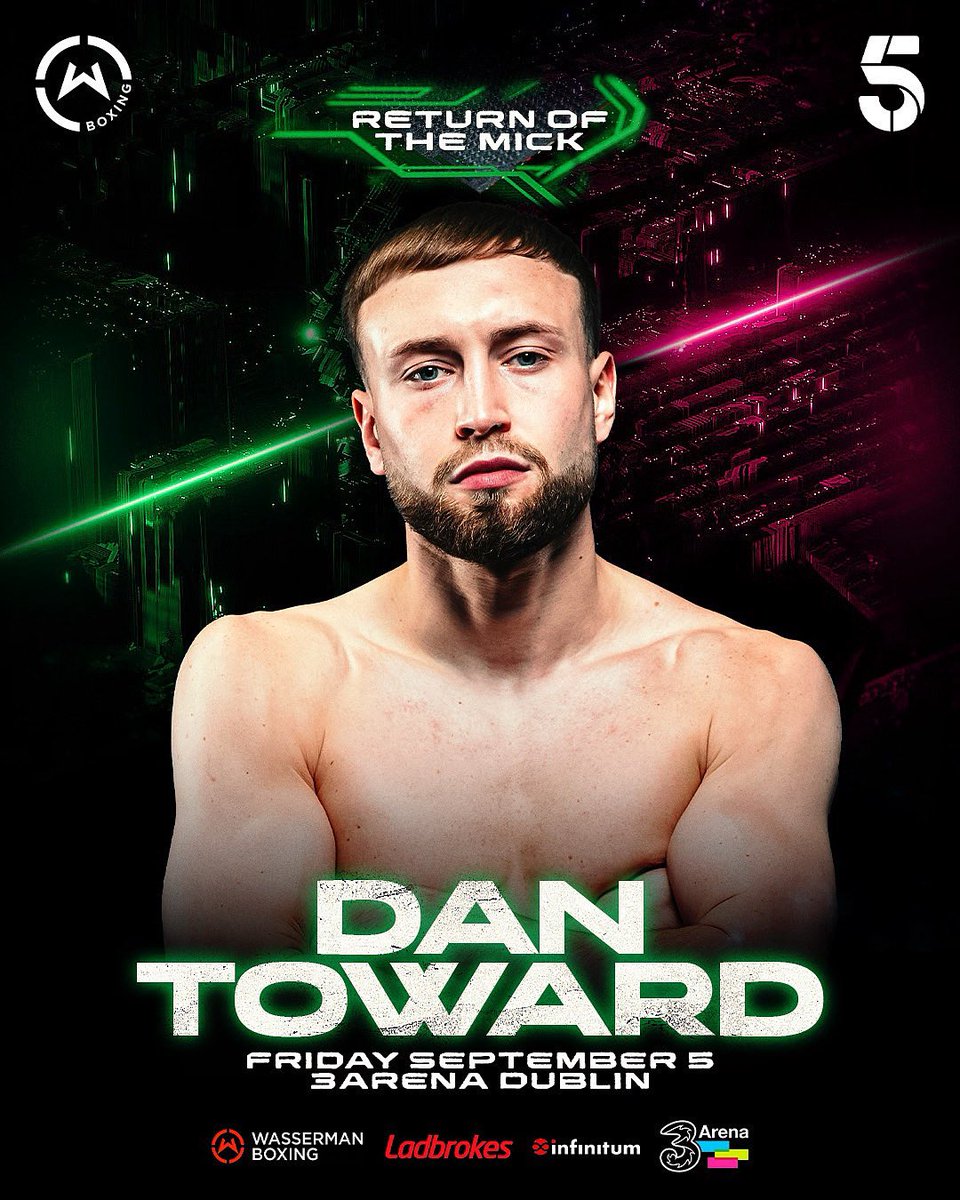 FIGHT NEWS ☘️ 🇮🇪 

September 5️⃣ Dublin 📍

I’m back and Ready to make a statement on a huge night of boxing in Dublin👊🏼