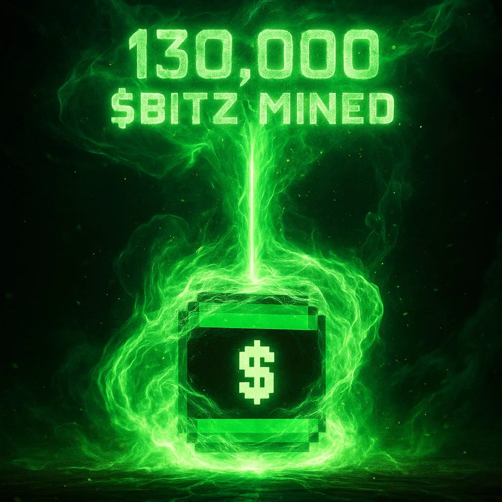 bitzcto's tweet image. 130,000/5M $BITZ MINED (2.6%)