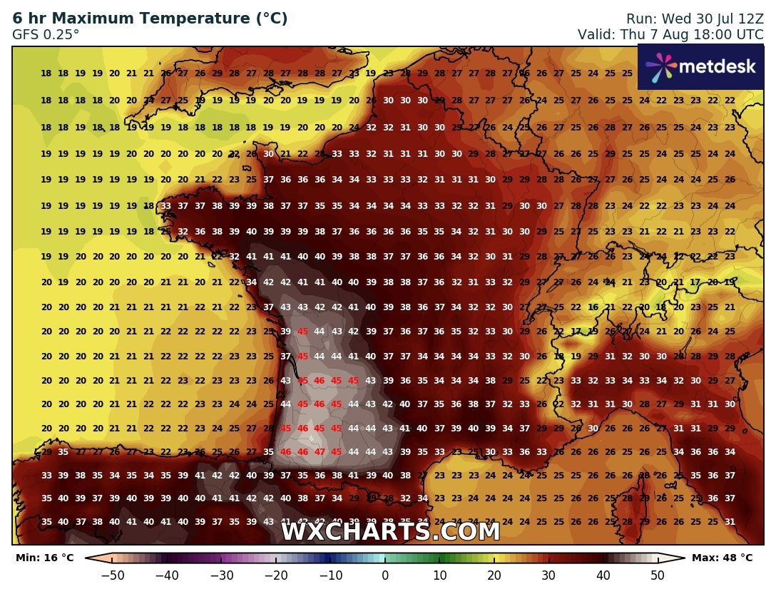 GFS 12z J+8
