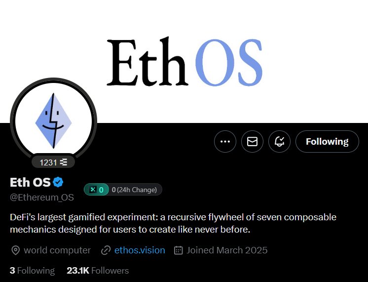 TINKS_ETH's tweet image. I started championing @Ethereum_OS at round 800 followers and just look at that growth right there 25k incoming 
There was no hype, just an idea and a code farming mechanic.
But every move has been calculated, the marketing structure has been impeccable, the team, genius
Fast…