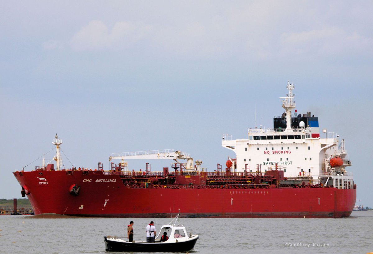 CMC Antillanca inbound for Grays terminal (Thames).
Built Korea 2014 as STI San Antonio.
29,838GT
IMO 9681120