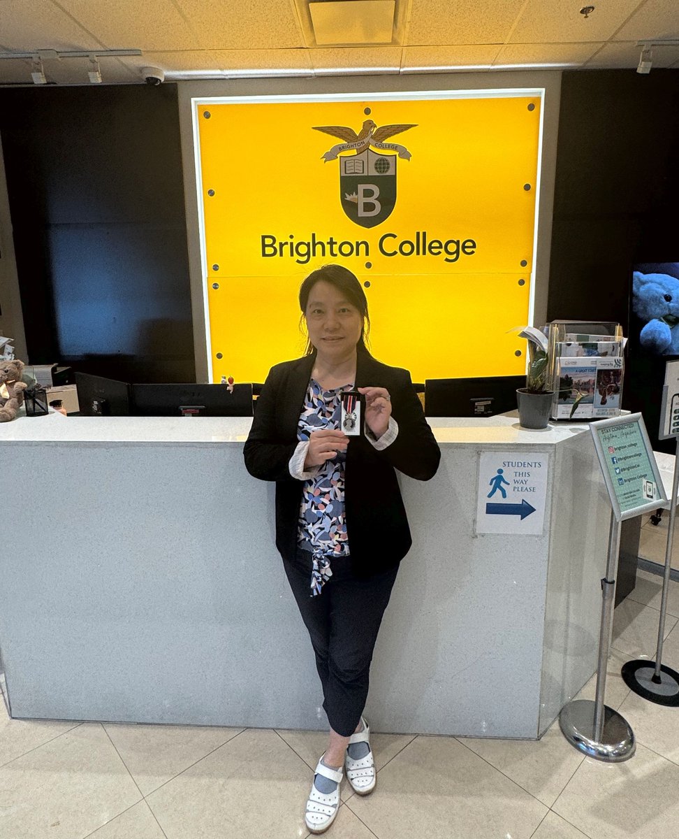 BrightonCol's tweet image. For this week's #midweekmotivation post, we would like to give a heartfelt congratulations to our very own 👏 Polly Zheng, 👏 who was recently awarded the King Charles III’s Coronation Medal. Thank you, Polly, for your outstanding service, and congratulations! ✨️🇨🇦