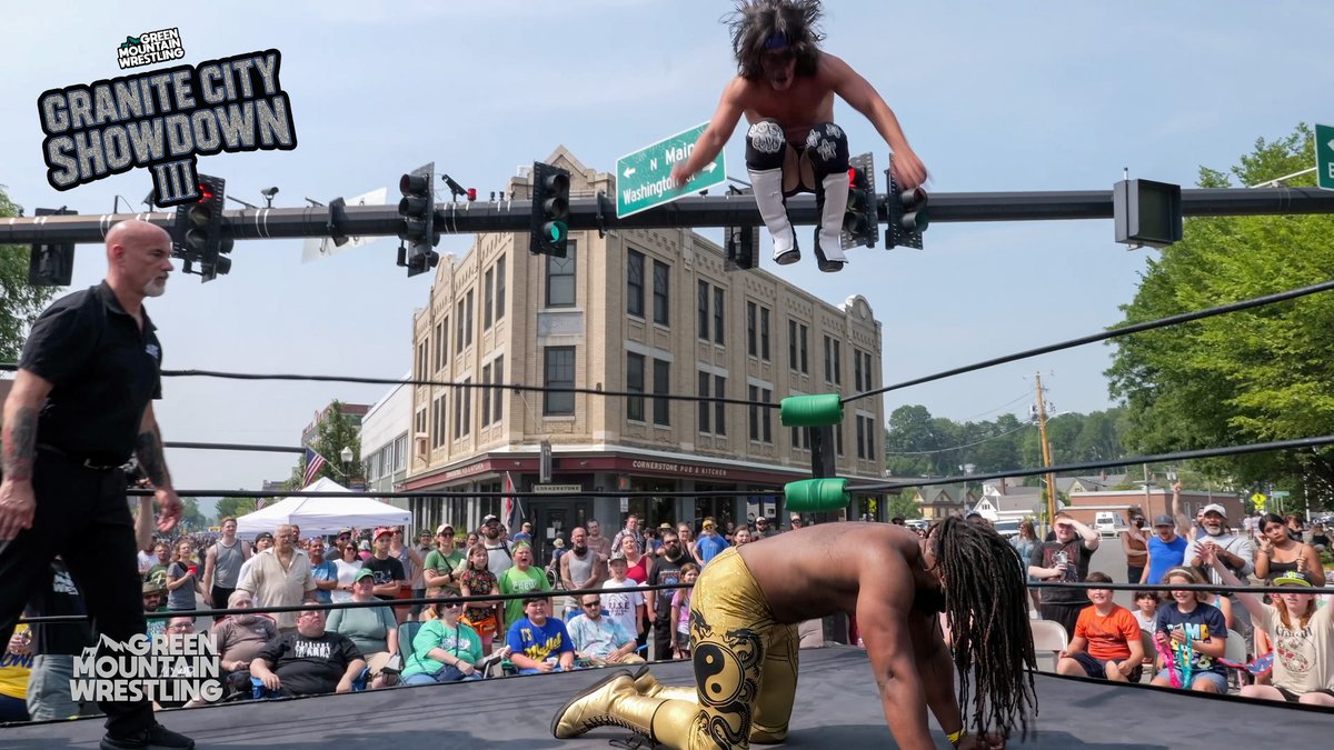 GMW returned to Barre for Granite City Showdown III at the Heritage Festival!

In the opening bout, Athan Promise faced Corey Jackson, both hungry for a win ahead of the Green Mountain Championship tournament.

Peter DeLonge is on the call.
Watch now: youtu.be/F2ak-6t6sx0