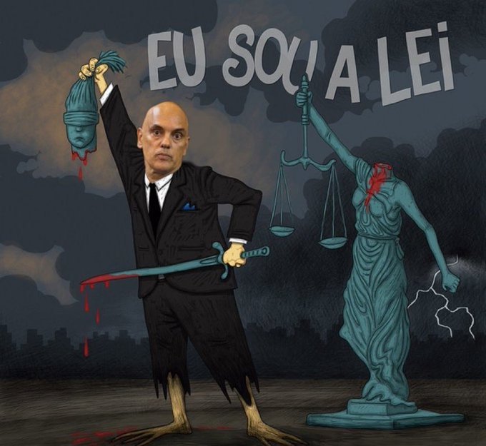 Parabéns ao Alexandre de Morais por ter colocado o Brasil na posição que está, ou seja, um pária internacional e  tbm por ter colocado a instituição mais séria do país (<a href="/STF_oficial/">STF</a>) na situação que está: Desacreditada!!!
😡😡😡😡