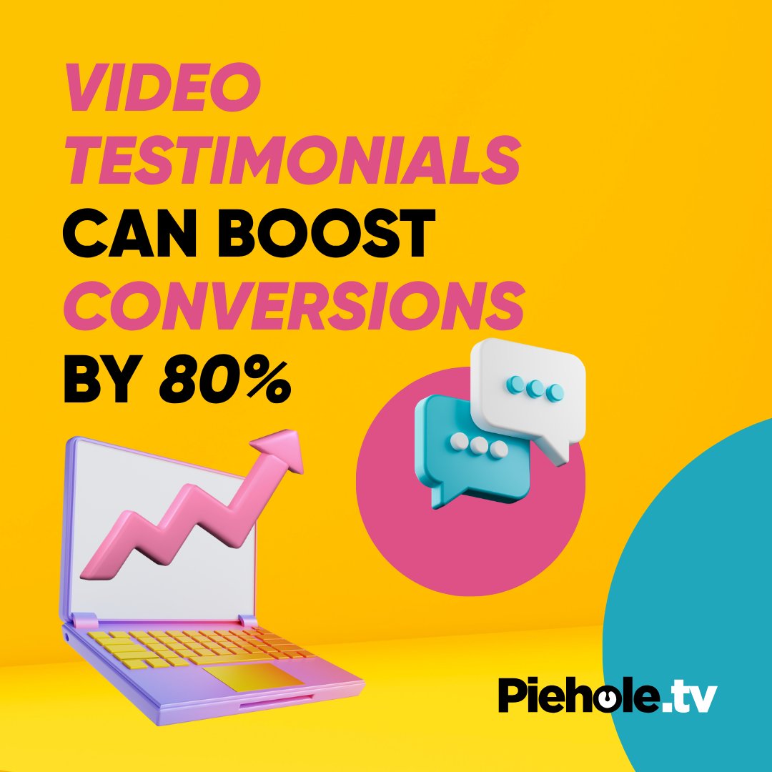 Boost conversions by up to 80% - with one great customer story.

Still using PDFs?

DM us for pricing or visit piehole.tv

#B2BContent #CustomerStories #VideoMarketing #SaaSContent