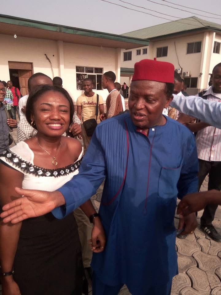 University days with professor P.N OKEKE….
 I love physics……