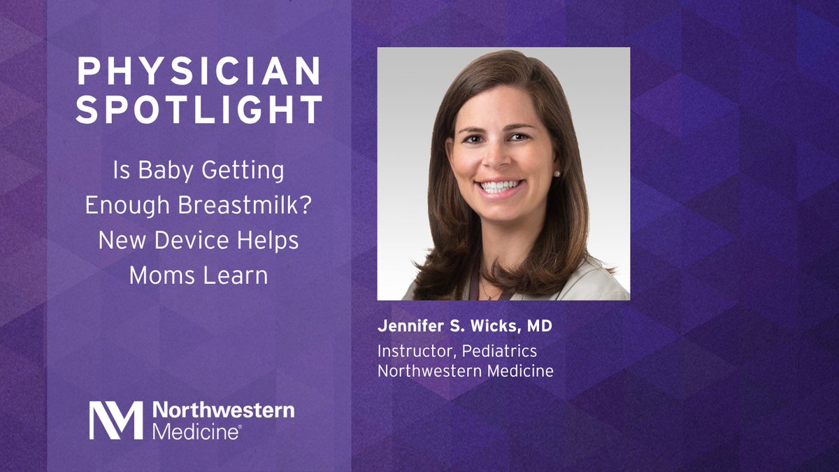 NM Obstetrics and Gynecology (@nm_obgyn) on Twitter photo Jennifer Wicks, MD, discusses a recent Northwestern Medicine study that developed a device for breastfeeding mothers to measure the amount of milk being expressed to their baby. latimes.com/california/sto… Jennifer Wicks, MD, discusses a recent Northwestern Medicine study that developed a device for breastfeeding mothers to measure the amount of milk being expressed to their baby. latimes.com/california/sto…