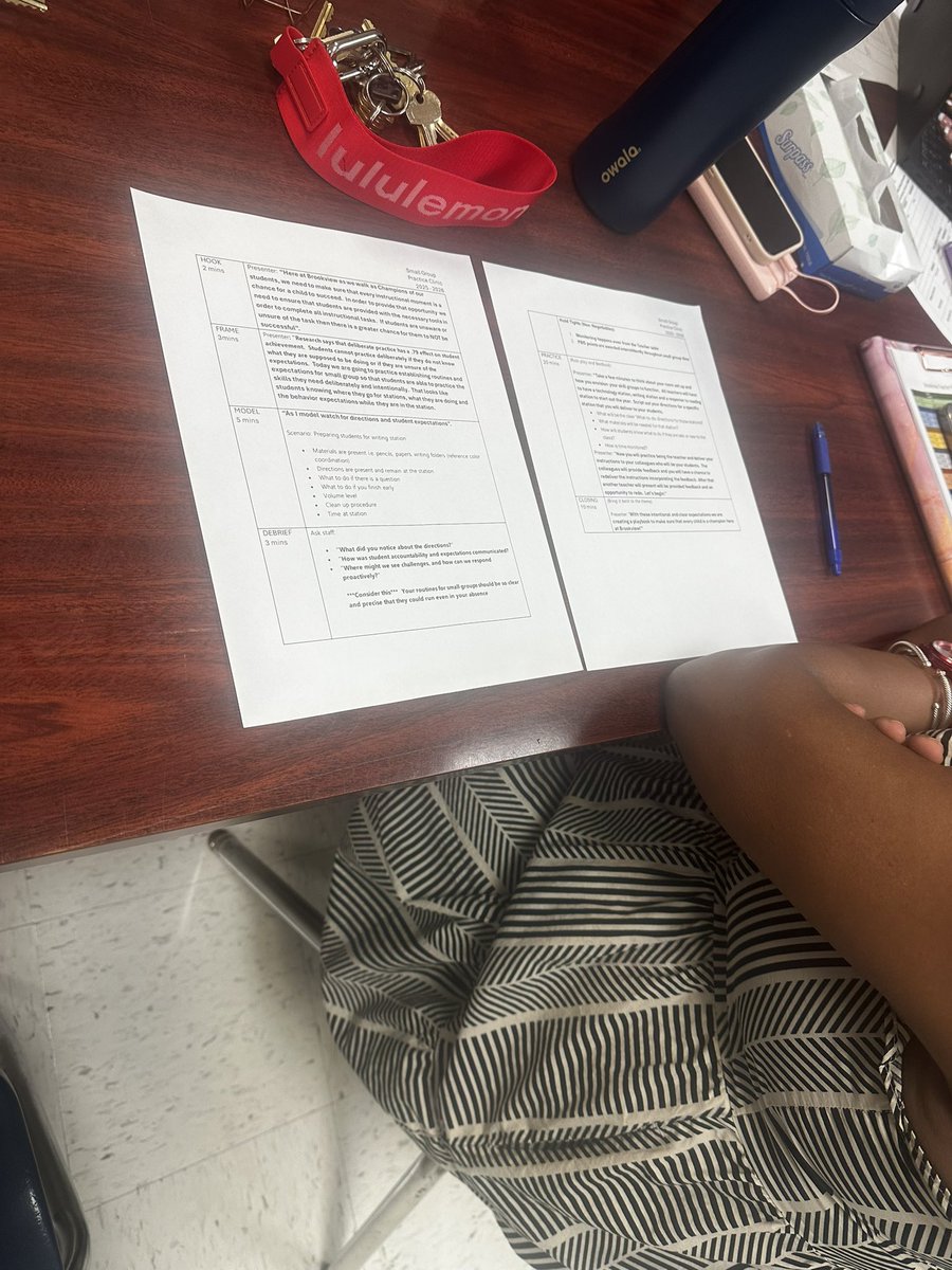 Before we coach our teachers, we sharpen our own skills! 💪🏽 Our Admin. Team is diving into small group routines &amp; best practices today…because practice makes perfect. #PracticeClinics #InstructionalLeadership #ChampionsForStudents #GreatOnPurpose <a href="/ayannademery05/">Ayanna Demery</a> <a href="/CherisseCamp/">Cherisse Campbell, Ed.D</a>