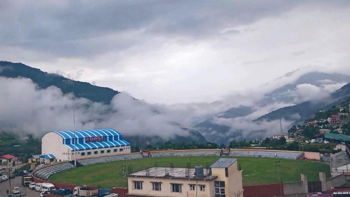 Sports Stadium Doda View,A marvelous painting ready for grand 15th Aug celeb was not possible without  <a href="/harvinder_ias/">Harvinder Singh, IAS</a> ,The craftsmanship is incredible,Salute to dedication <a href="/Divcomjammu/">Divisional Commissioner Jammu</a> <a href="/OfficeOfLGJandK/">Office of LG J&K</a> <a href="/CM_JnK/">Office of Chief Minister, J&K</a> <a href="/narendramodi/">Narendra Modi</a> <a href="/asifiqbal/">Asif Iqbal</a>