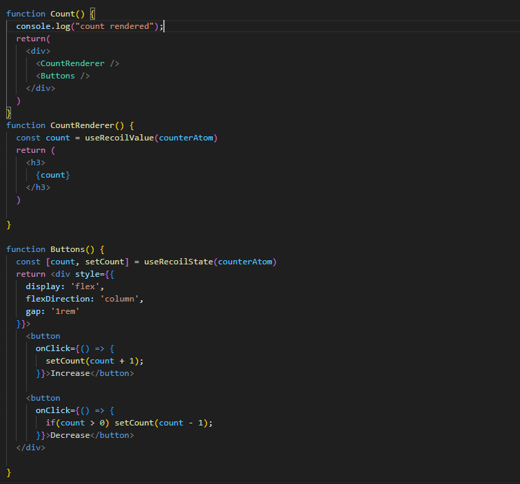 omkarture11's tweet photo. "Earlier in React, we had to pass data top-down, then Context made it a bit easier. But Recoil came in like — 'Don't worry, just give each component its atom and share state without hassle'. Clean, fast, and awesome!🔥 #RecoilJS #React" https://t.co/tOhJOGNo8d