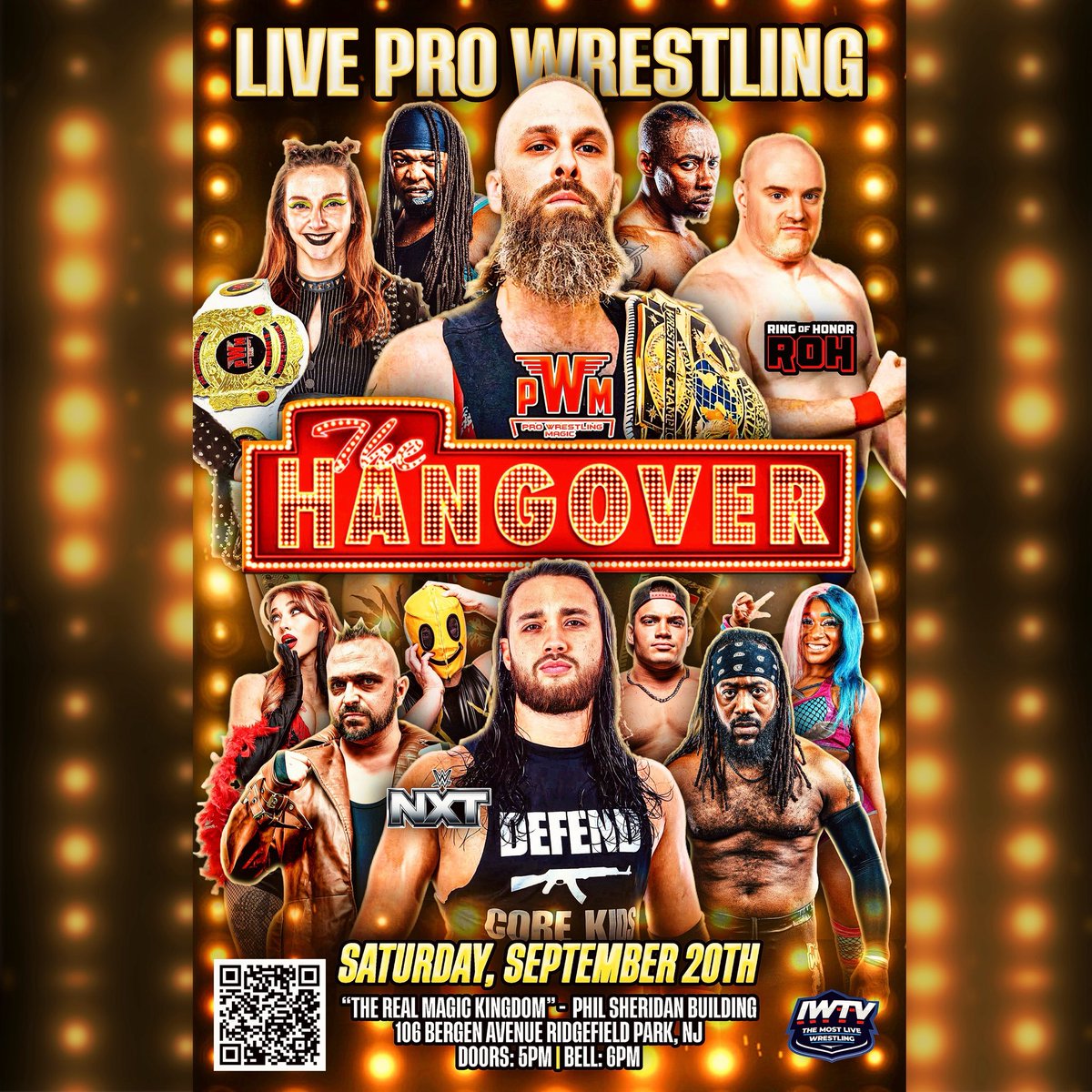 This weekend is Project X at the Meadowlands YMCA! But after that?

The Hangover
Saturday, September 20
Phil Sheridan Building
106 Bergen Ave 
Ridgefield Park, NJ 
🎟️: ProWrestlingMagic.com 
Or Stream on <a href="/indiewrestling/">IWTV</a> (Promo Code Magic)

#ThisIsMagic
