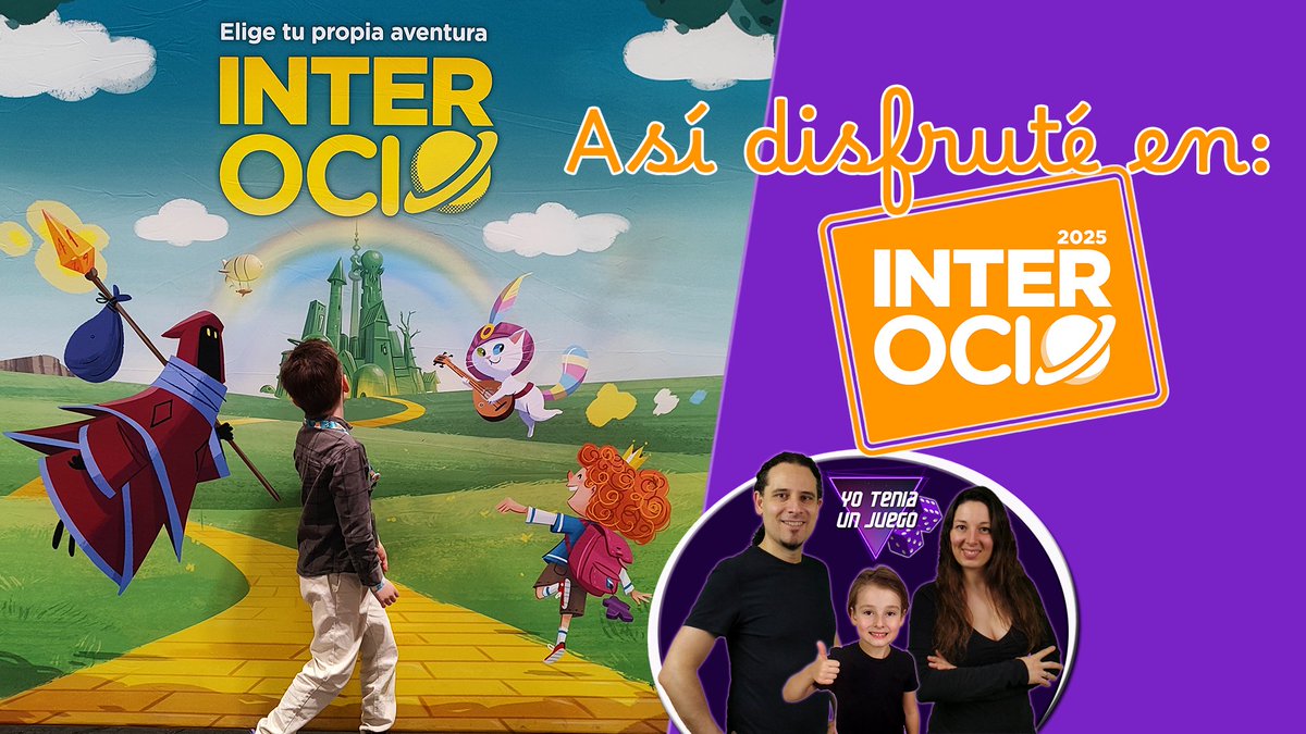 Yo Tenía Un Juego (@yoteniaunjuego) on Twitter photo ¿Cómo es <a href="/FeriaInterOcio/">InterOcio 🧩</a> para los niños y niñas? ¡Lo sabrás en nuestro resumen de InterOcio 2025 para peques!
👉youtu.be/mQtGVAUWLD0
#juegosdemesa #boardgames #feriainterocio #interocio2025 ¿Cómo es <a href="/FeriaInterOcio/">InterOcio 🧩</a> para los niños y niñas? ¡Lo sabrás en nuestro resumen de InterOcio 2025 para peques!
👉youtu.be/mQtGVAUWLD0
#juegosdemesa #boardgames #feriainterocio #interocio2025