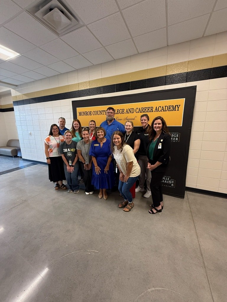 This is so exciting! GADOE Deputy Superintendent, Dr. Barbara Wall visited the new Monroe County College and Career Academy to offer remarks at the CTAE New Teacher Induction Session MCS is providing in partnership with Middle Georgia RESA.  #LearnGrowSucceed  #CTAE