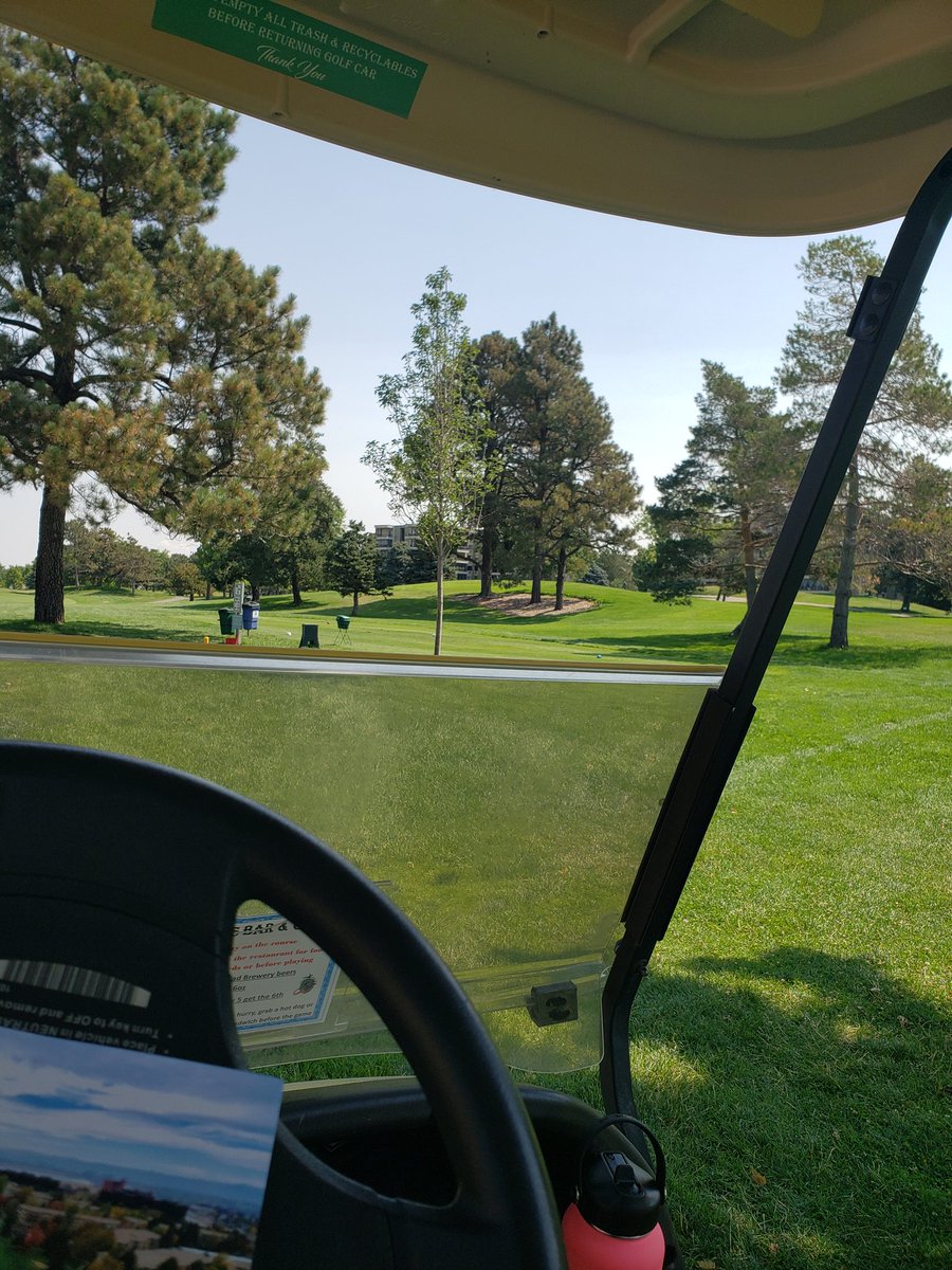 First time in the golf course all year. This should go well.