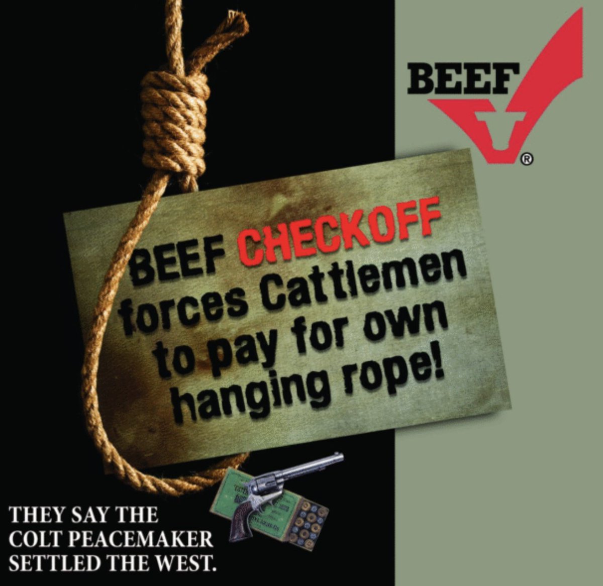 🔴 THE CARTEL TAX ON AMERICAN RANCHERS

Every time a U.S. rancher sells a cow, $1 is seized—by law.

That dollar doesn’t help the ranch.
It doesn’t stay in the state.
It funds your replacement.

This is the Beef Checkoff.
And it’s time to expose it. 🧨

Thread🧵